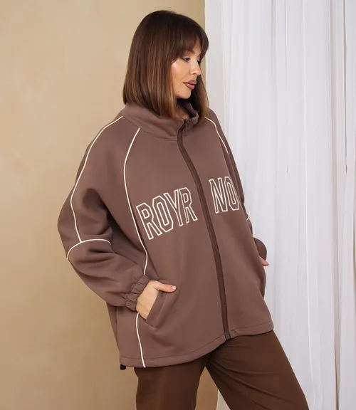 Толстовка #КТ536, капучино