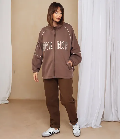 Толстовка #КТ536, капучино