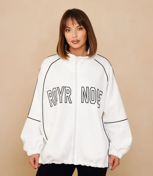 Толстовка #КТ536, белый