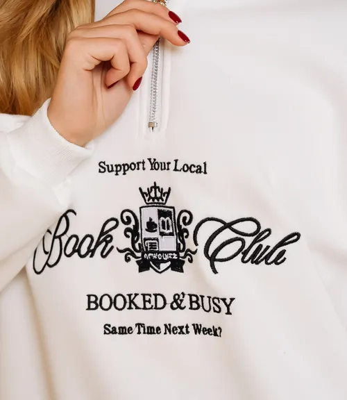 Свитшот #КТ182 (7), белый