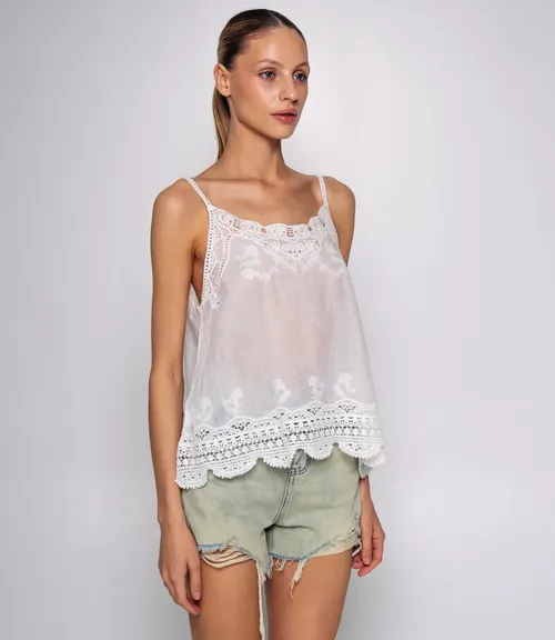 Топ #КТ910 (3), белый