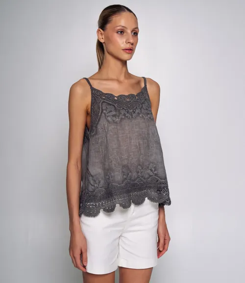 Топ #КТ910 (3), серый