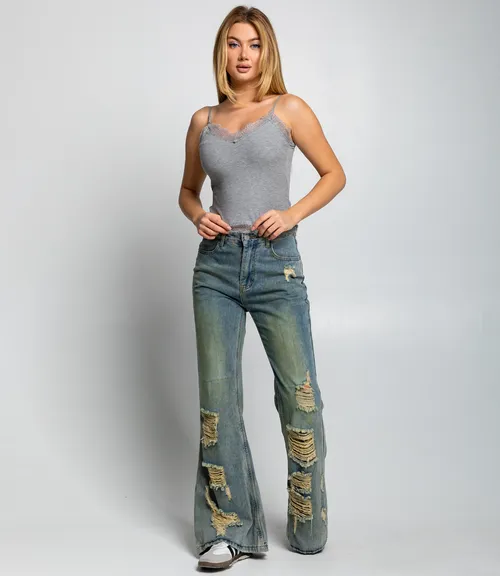 Топ #КТ8159, серый