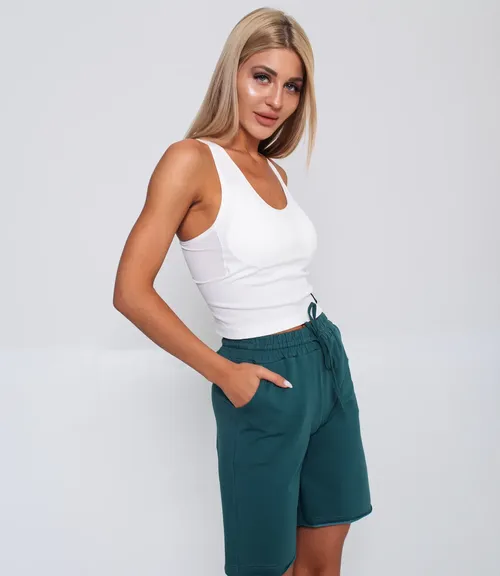 Топ #КТFY8408, белый