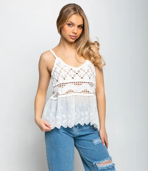 Топ #КТ508 (5), белый