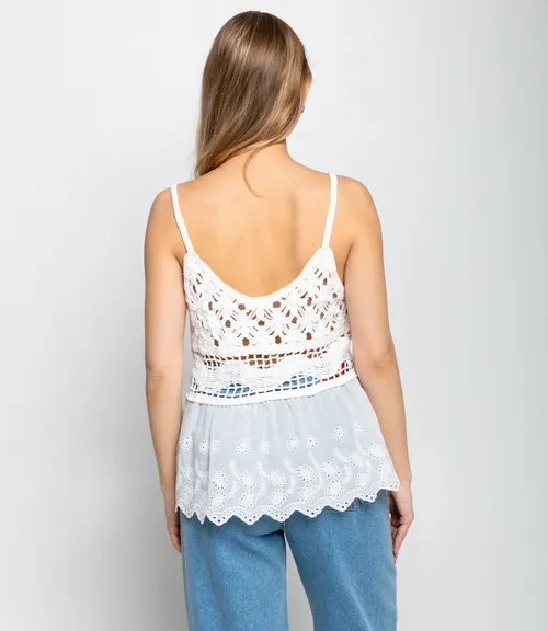 Топ #КТ508 (5), белый