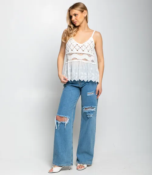 Топ #КТ508 (5), белый