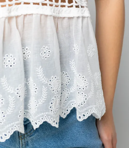 Топ #КТ508 (5), белый