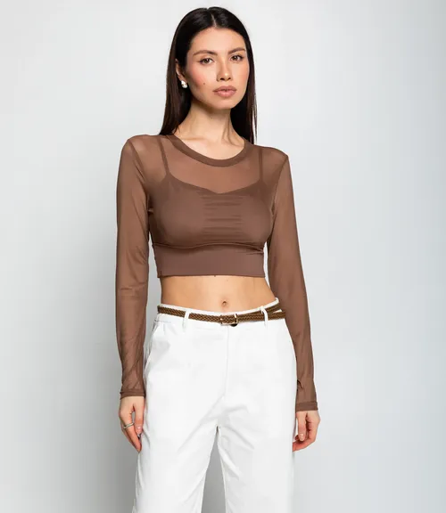 коричневый