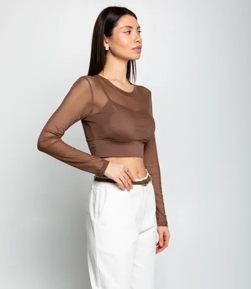 Топ #КТ202 (12), шоколадный