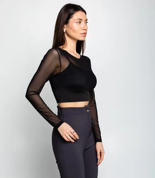 Топ #КТ202 (12), чёрный