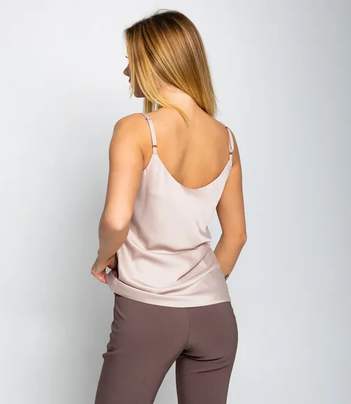 Топ #ОКТ025001, бежевый