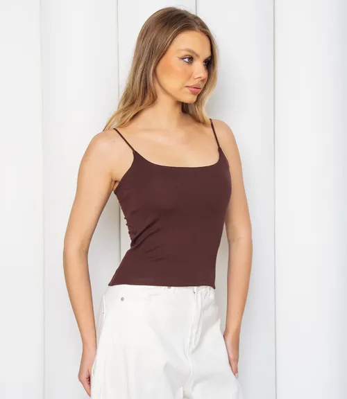 Топ #КТ55567, шоколадный