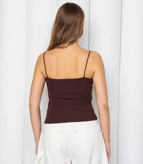 Топ #КТ55567, шоколадный