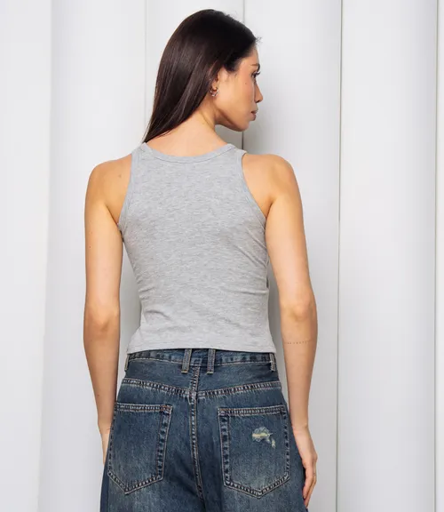 Топ #КТ2705, серый