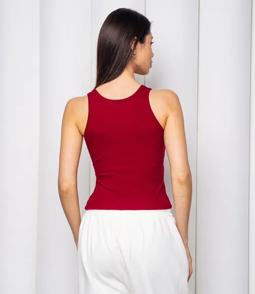 Топ #КТ2705, бордовый