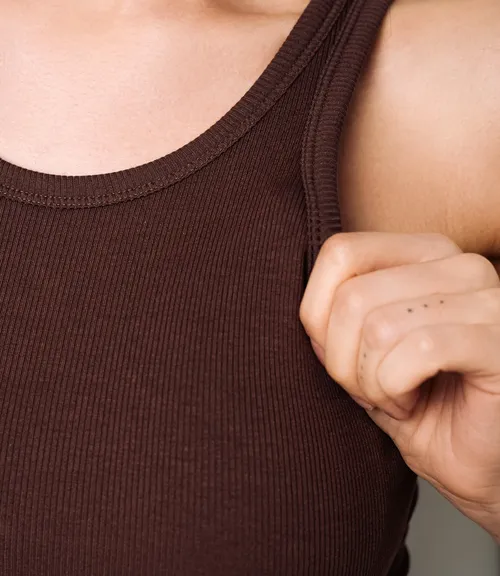 Топ #КТ2705, шоколадный