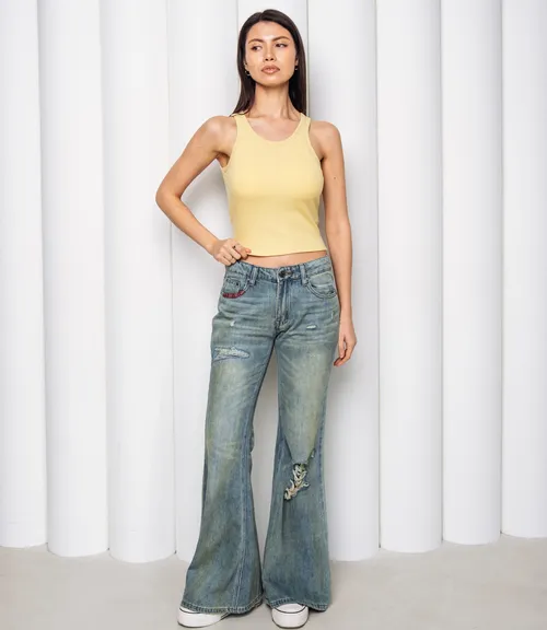 Топ #КТ2705, горчичный