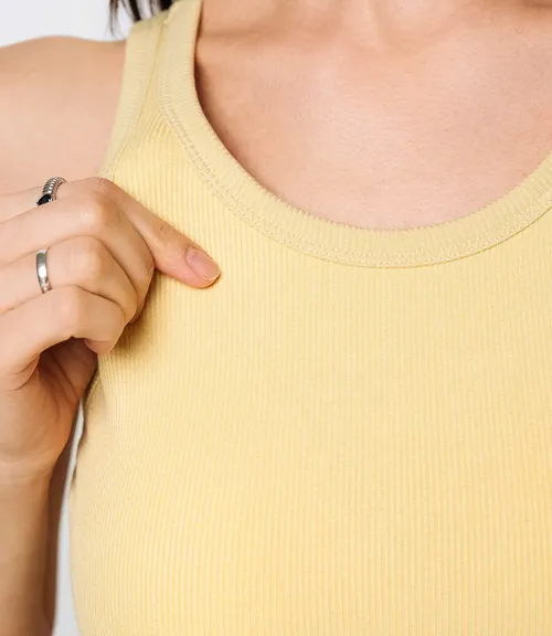 Топ #КТ2705, горчичный