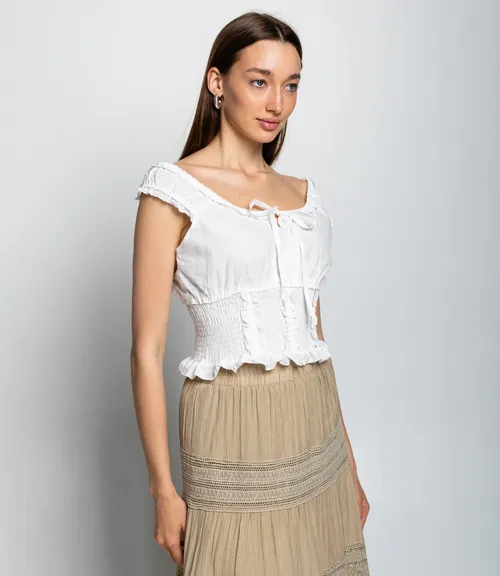 Топ #КТ8100 (2), белый