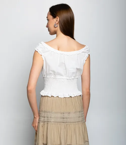 Топ #КТ8100 (2), белый