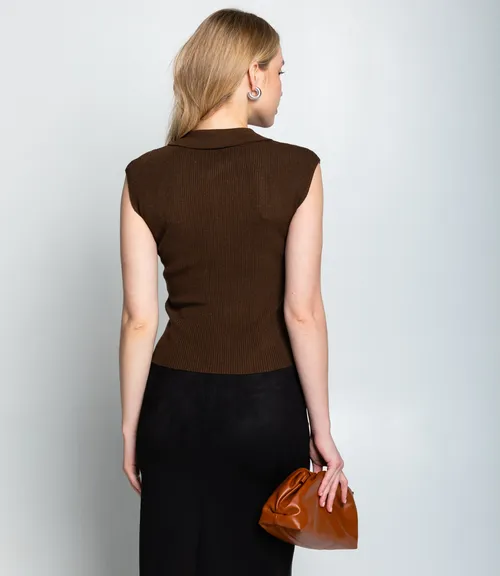 Топ #КТ060 (1), шоколадный