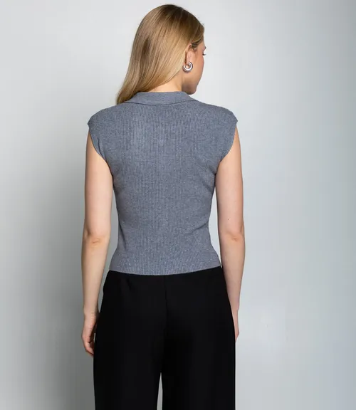 Топ #КТ060 (1), серый