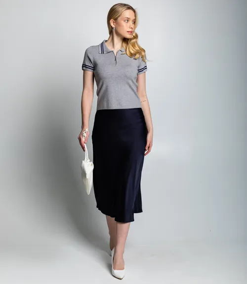 Футболка #КТ8168, серый