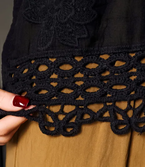 Топ #КТ018 (1)-5, чёрный