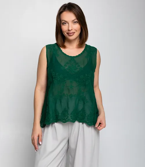 Топ #КТ005 (3), изумрудный