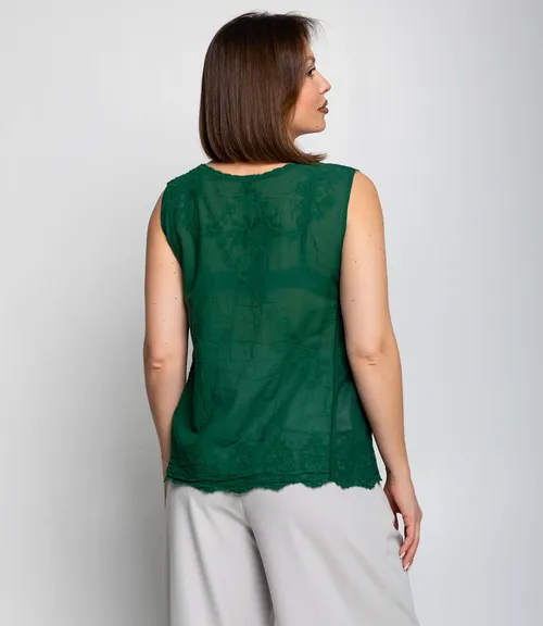 Топ #КТ005 (3), изумрудный