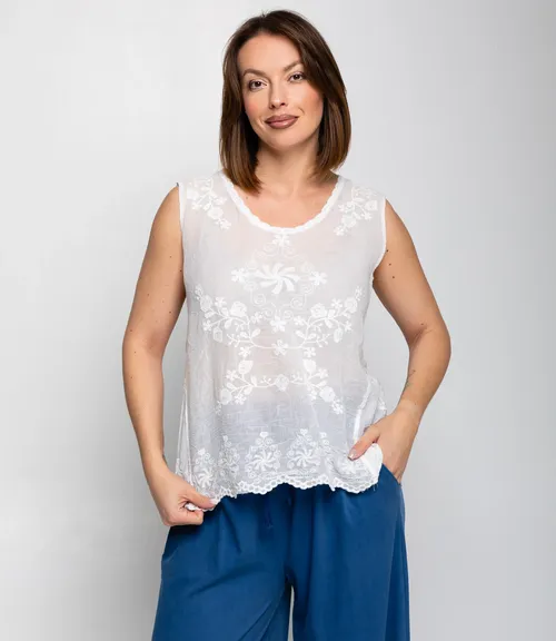 Топ #КТ005 (3), белый