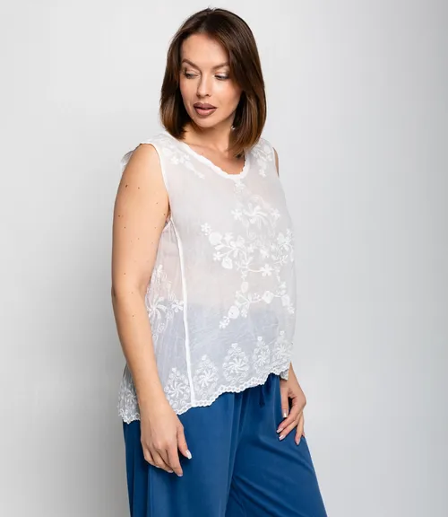 Топ #КТ005 (3), белый