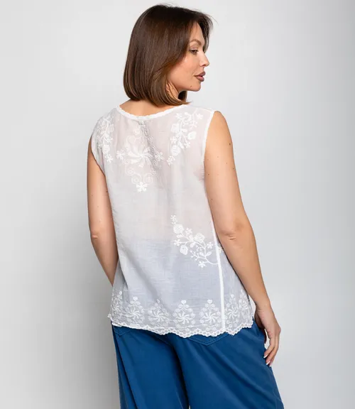 Топ #КТ005 (3), белый