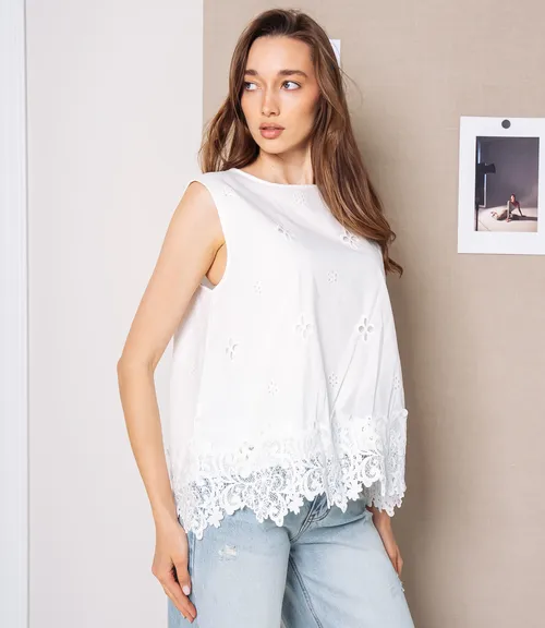 Блуза #КТ2550 (1), белый