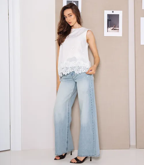 Блуза #КТ2550 (1), белый