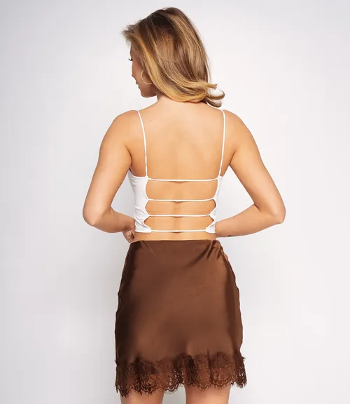 Топ #КТ260 (3), белый