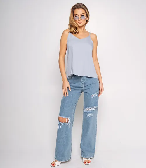 Топ #КТ001 (15)-1, голубой