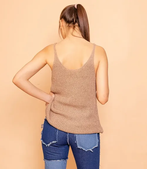 Майка #КТ110 (1), коричневый - фото 3