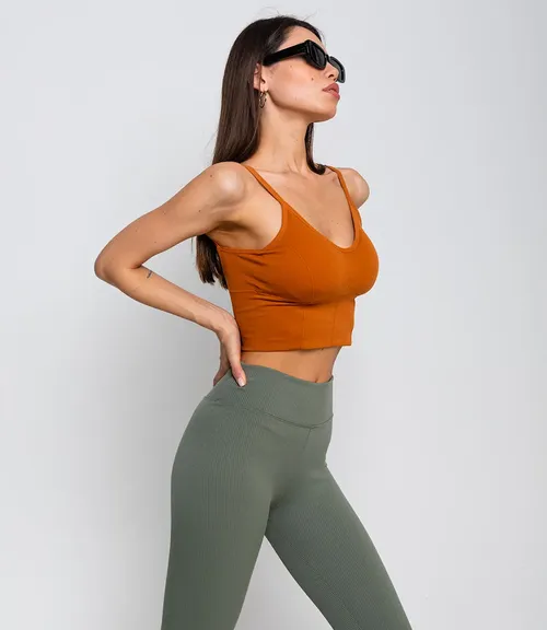 Топ #КТН838, терракотовый