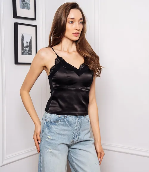 Топ #КТ68008, чёрный