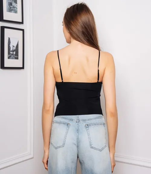 Топ #КТ68008, чёрный