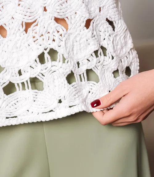 Топ #КТ602 (16), белый