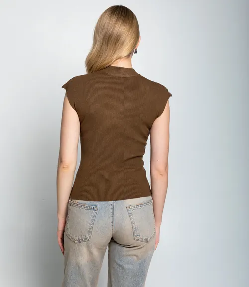 Футболка #КТ082 (1), шоколадный