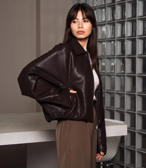 Куртка #КТ619108, шоколадный