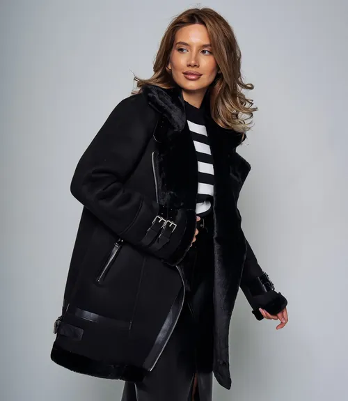 Дублёнка #КТ2358 (2), чёрный