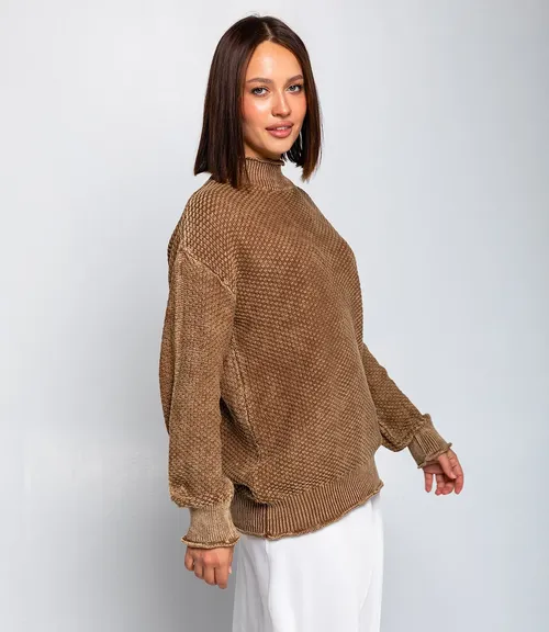 Свитер #КТ928 (2), коричневый