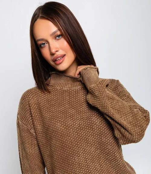 Свитер #КТ928 (2), коричневый