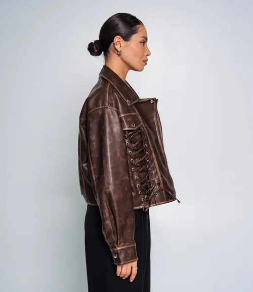 Куртка #КТ2450, коричневый