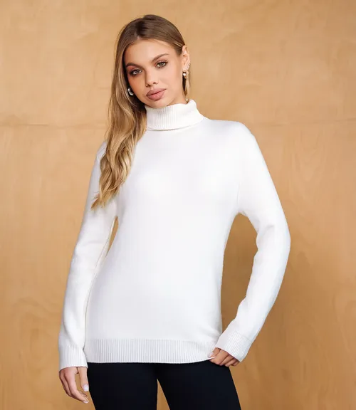 Водолазка #КТ881 (7), молочный 